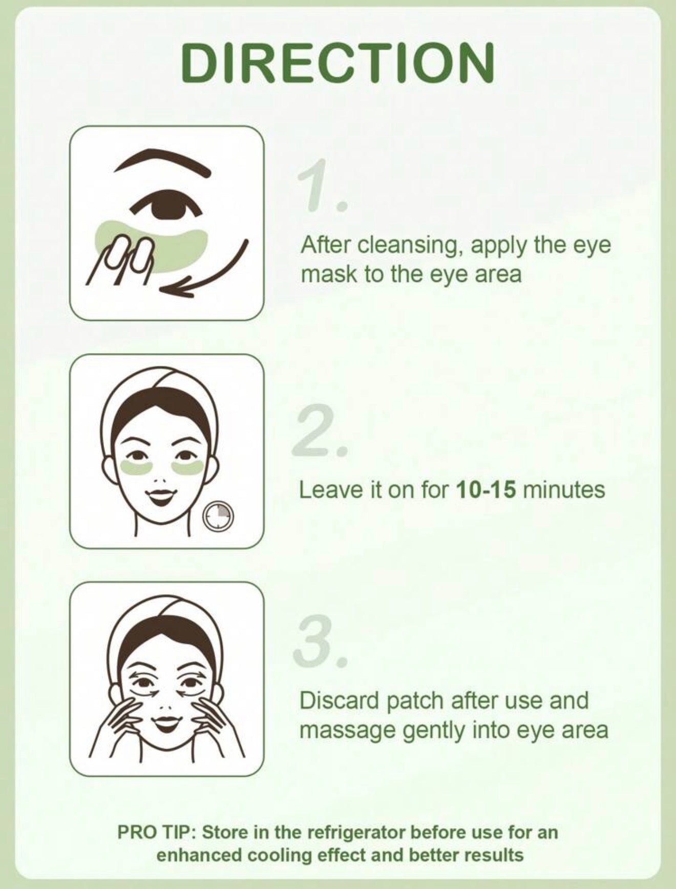 Aloe Vera Eye Mask (60pc)