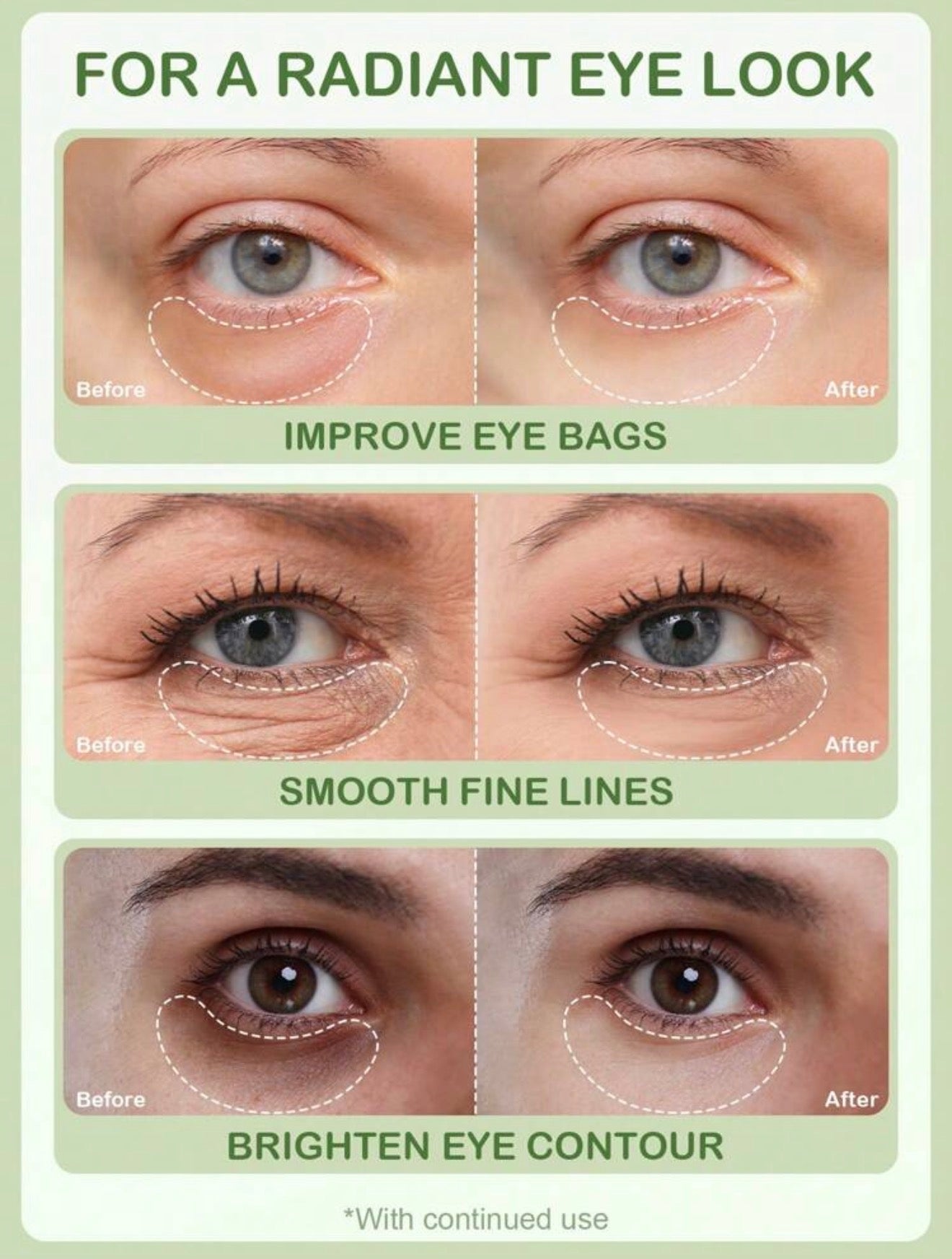 Aloe Vera Eye Mask (60pc)