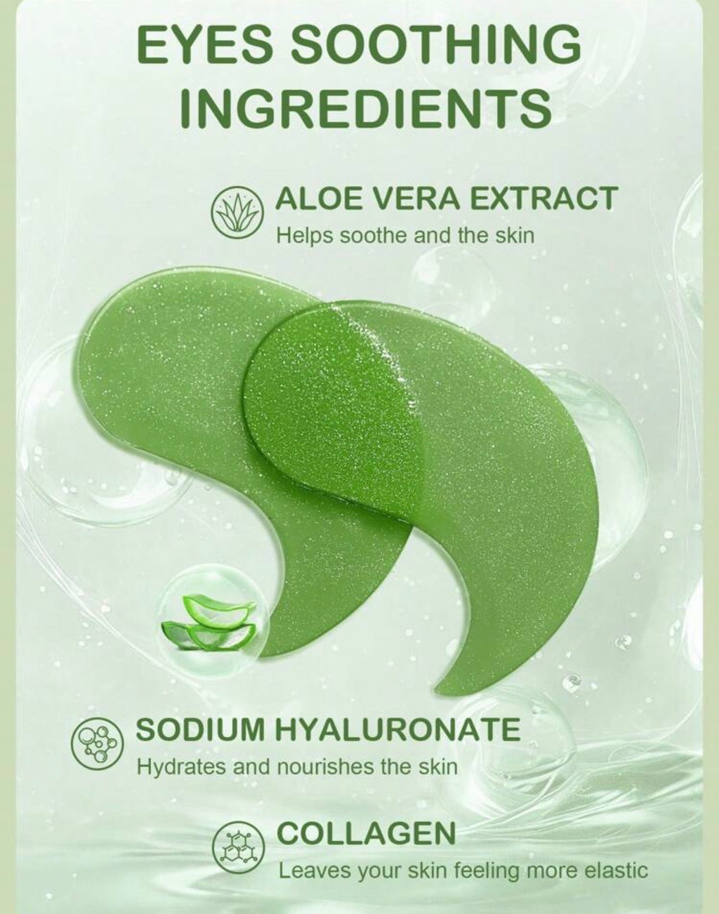 Aloe Vera Eye Mask (60pc)